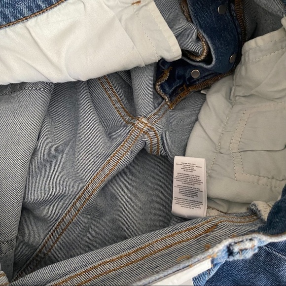 Re/Done Jeans 90s HR Ankle Crop Button Fly Seventies AF 31 NWT - Picture 5 of 7